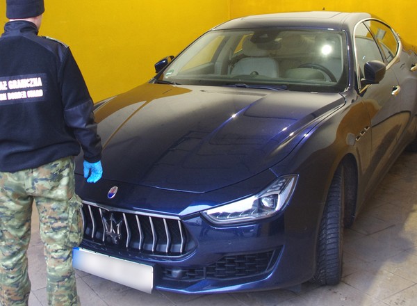 Straż graniczna zatrzymała Maserati Ghibli. Dalej nie pojechało
