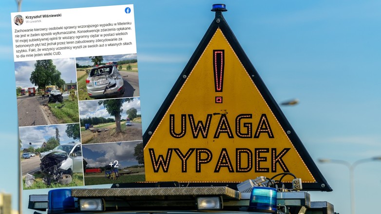 Wypadek w Mielenku Drawskim nieomal skończył się tragedią [WIDEO]