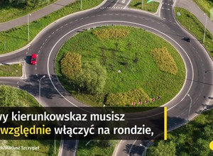 Jak używać kierunkowskazów na rondzie?