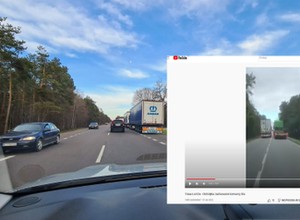 Wyścig ciężarówek na drodze. Żaden nie chciał ustąpić [WIDEO]