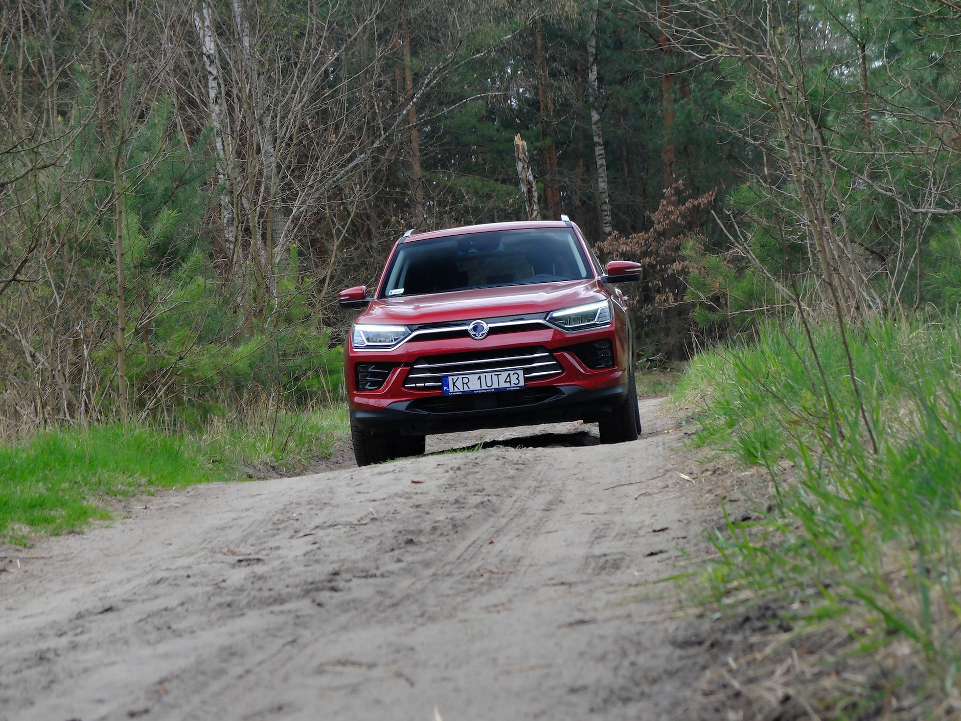 SsangYong Korando 1.5 LPG wyposażony jest w LED-owe światła