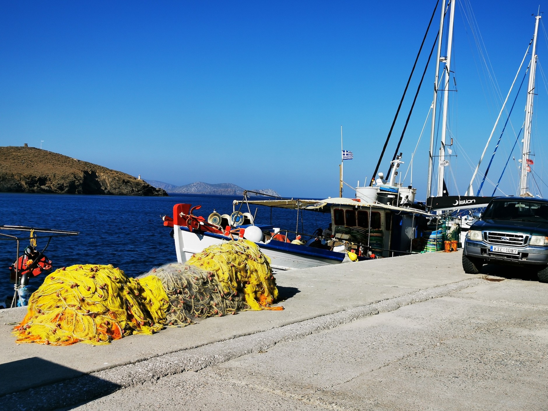 Astypalea: mieszkańcy zajmują się m.in. łowieniem ryb