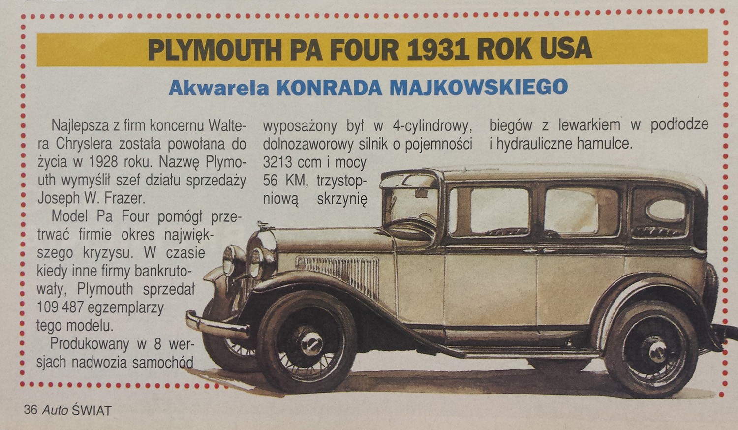 Akwarele Korada Majkowskiego
