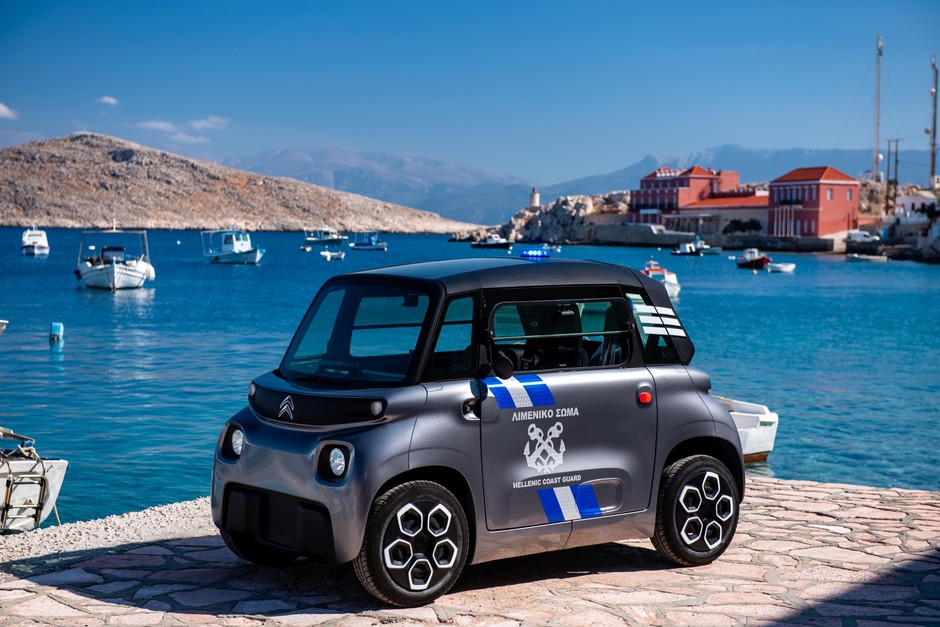 Elektryczne Citroeny dla policji i straży przybrzeżnej w Grecji