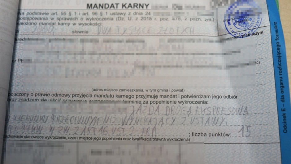 Kierowca jadący pod prąd zatrzymany na drodze S3