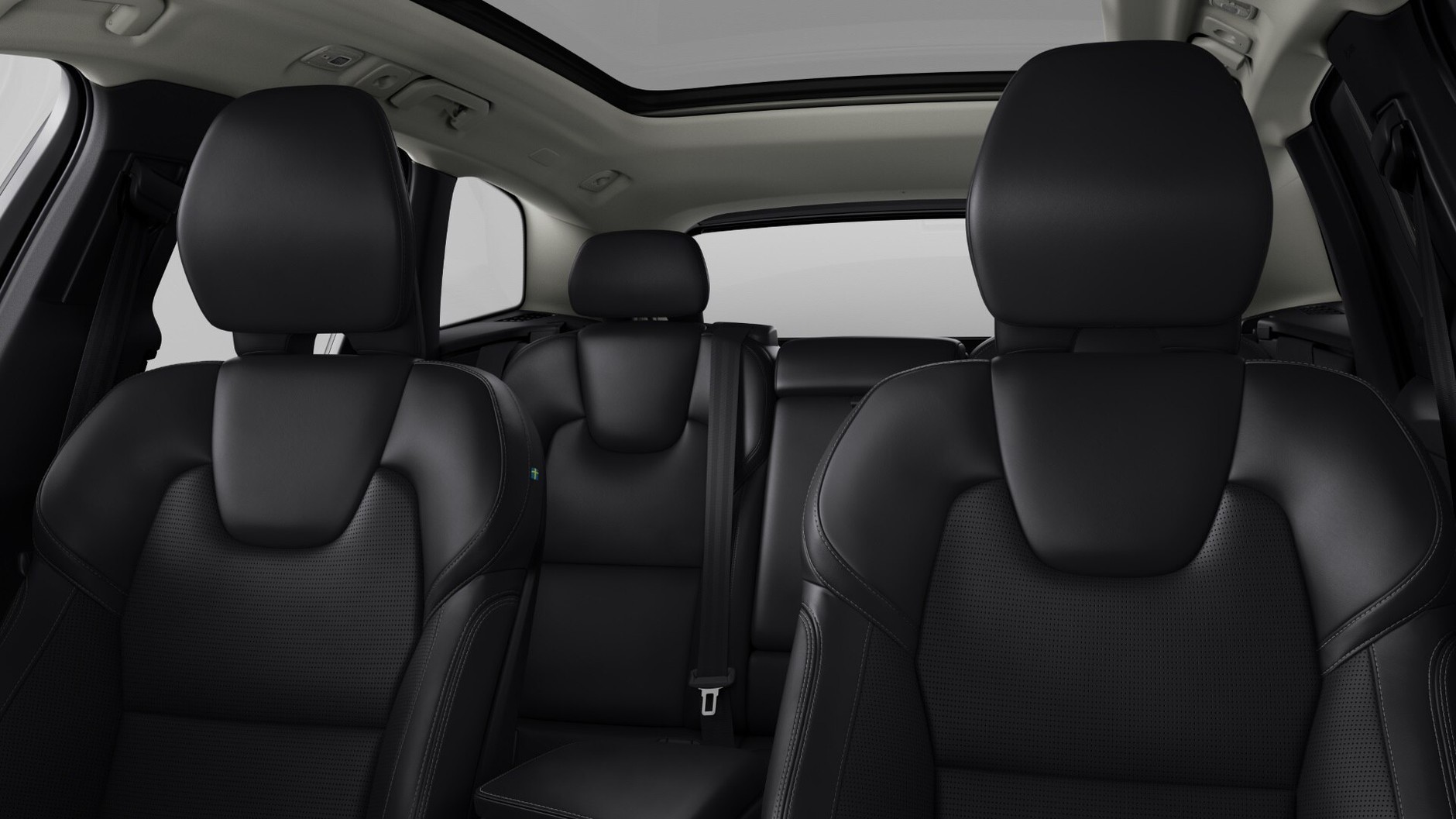 Volvo XC60 – wentylowana tapicerka ze skóry nappa w tonacji czerni Charcoal