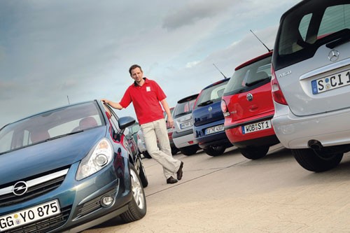 Fiat Grande Punto, Hyundai Getz, Toyota Yaris, Opel Corsa, Vw Polo, Renault Clio - Nowy wśród mieszczuchów