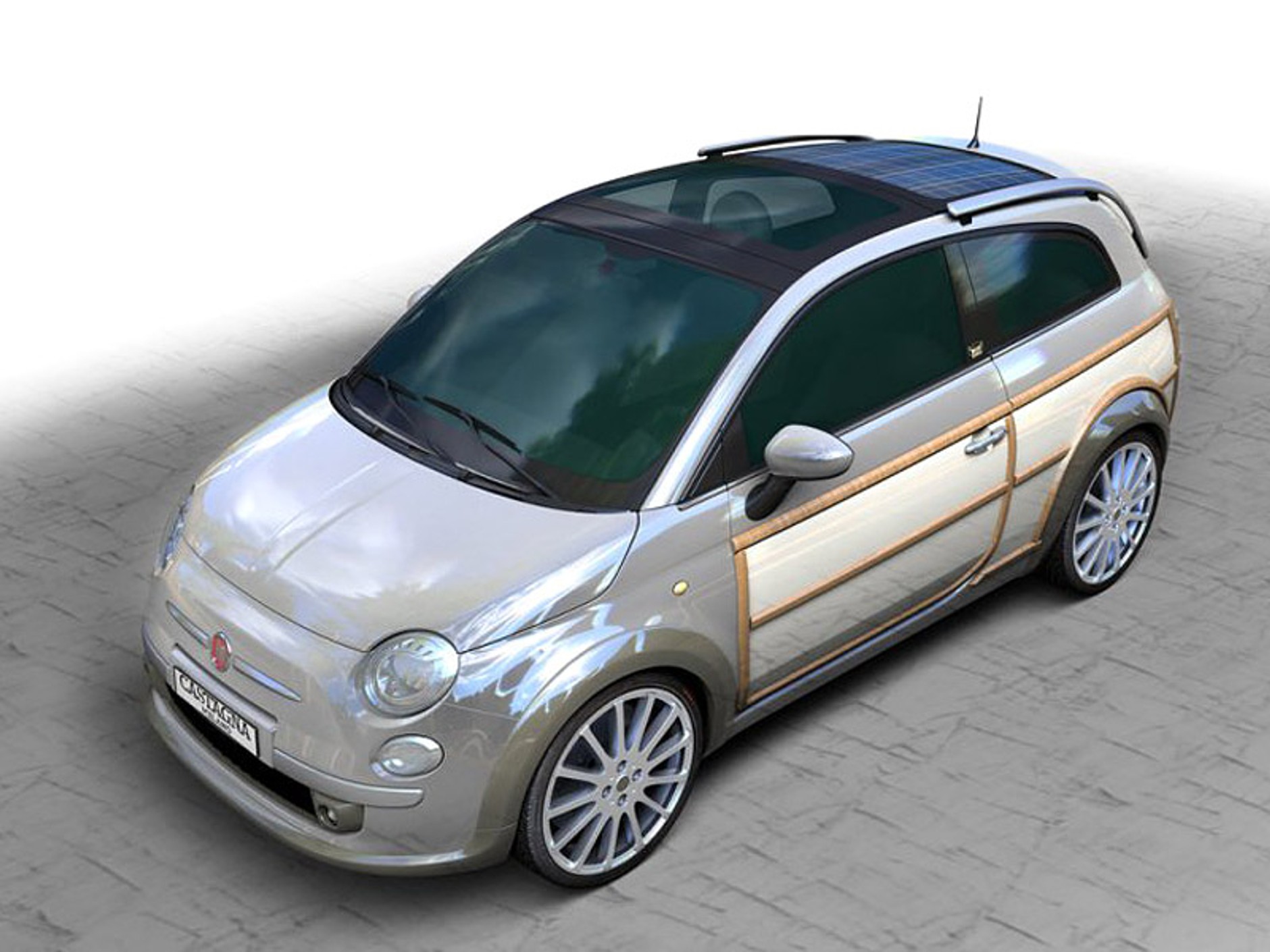 Fiat 500 WoodyWagon: drewniane nadwozie z Carozzeria Castagna
