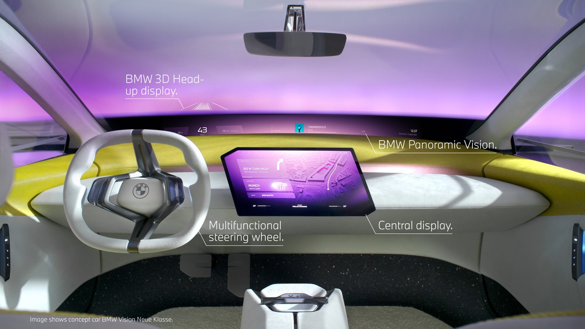 BMW iDrive w BMW Vision Neue Klasse