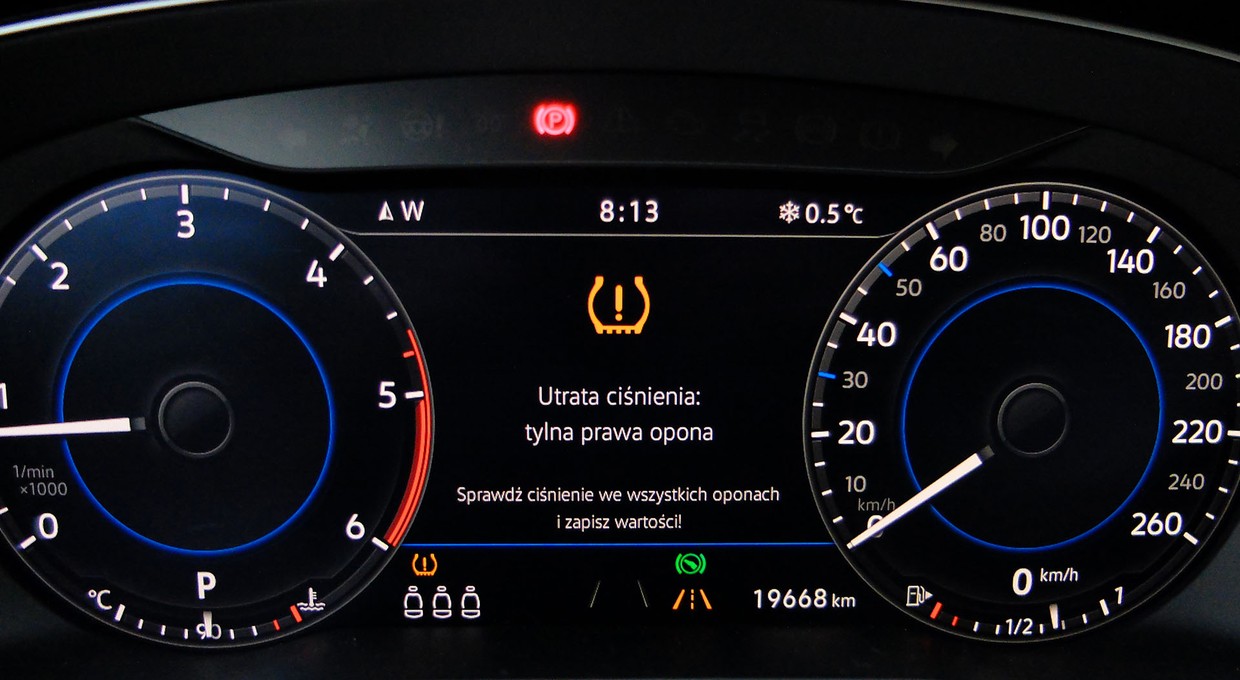 Utrata powietrza w kołach? Nie licz na TPMS, licz na siebie!