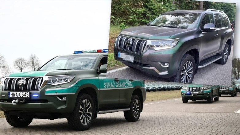 Straż Graniczna odzyskała skradzioną Toyotę Land Cruiser