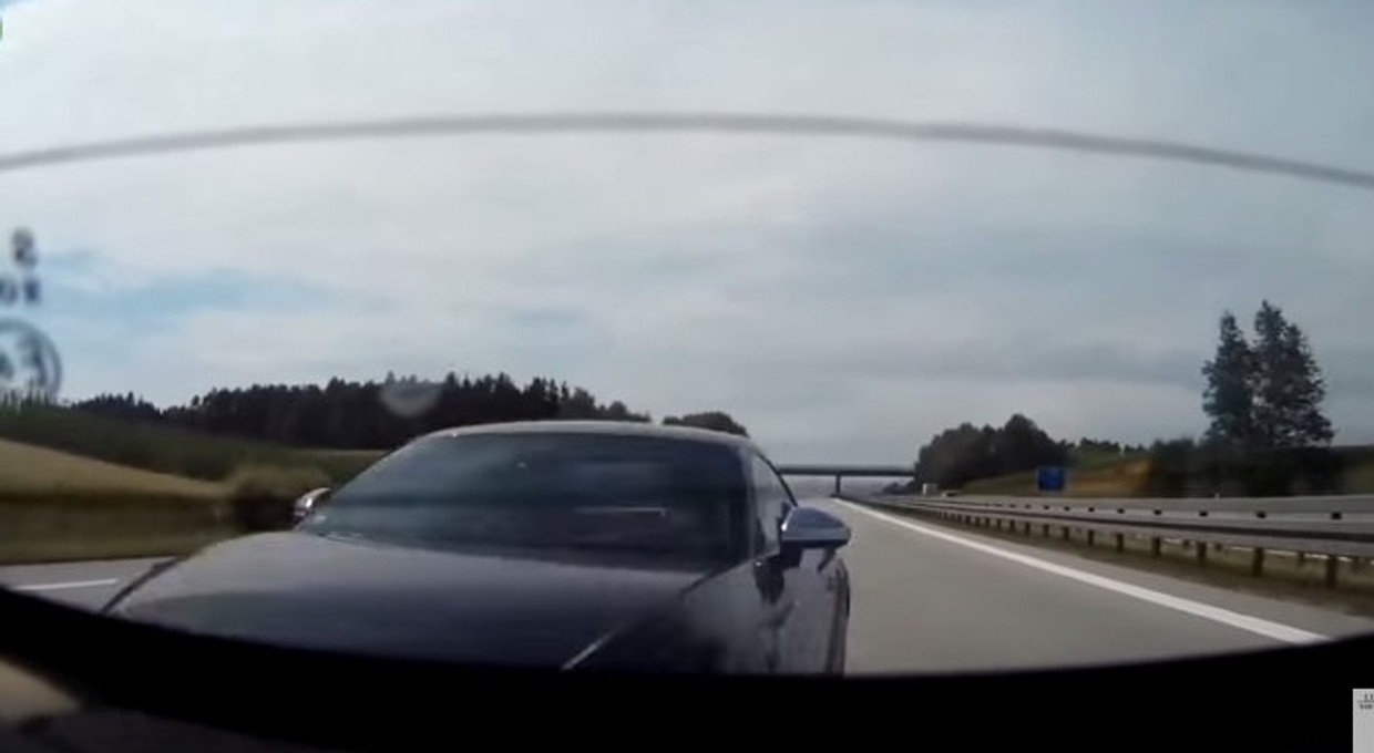 Było bardzo blisko - jazda autostradą może być niebezpieczna