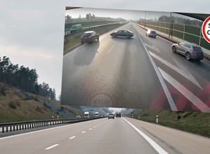 Wjeżdżając na autostradę, chciała skręcić w lewo. Tego (i kilku innych rzeczy) nie rób na autostradzie