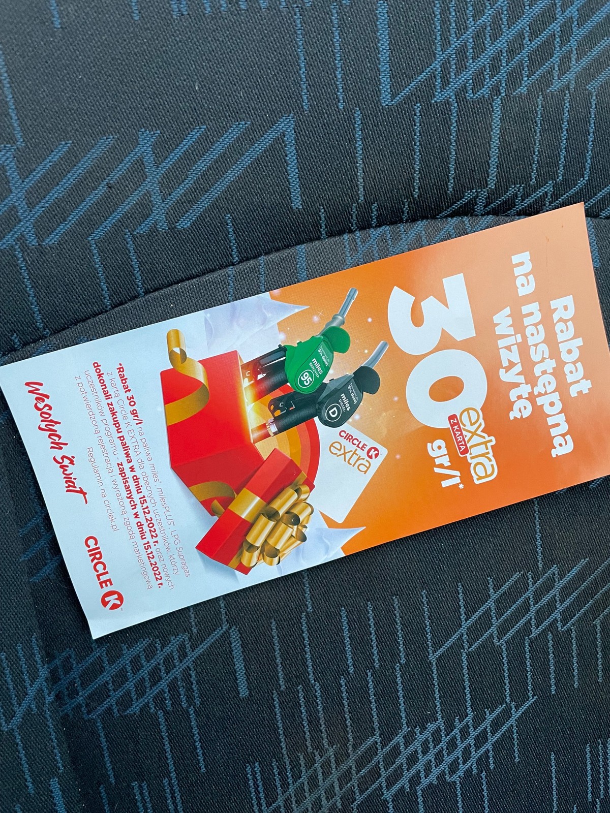 Promocja na paliwo na Circle K 15 grudnia 2022 r.