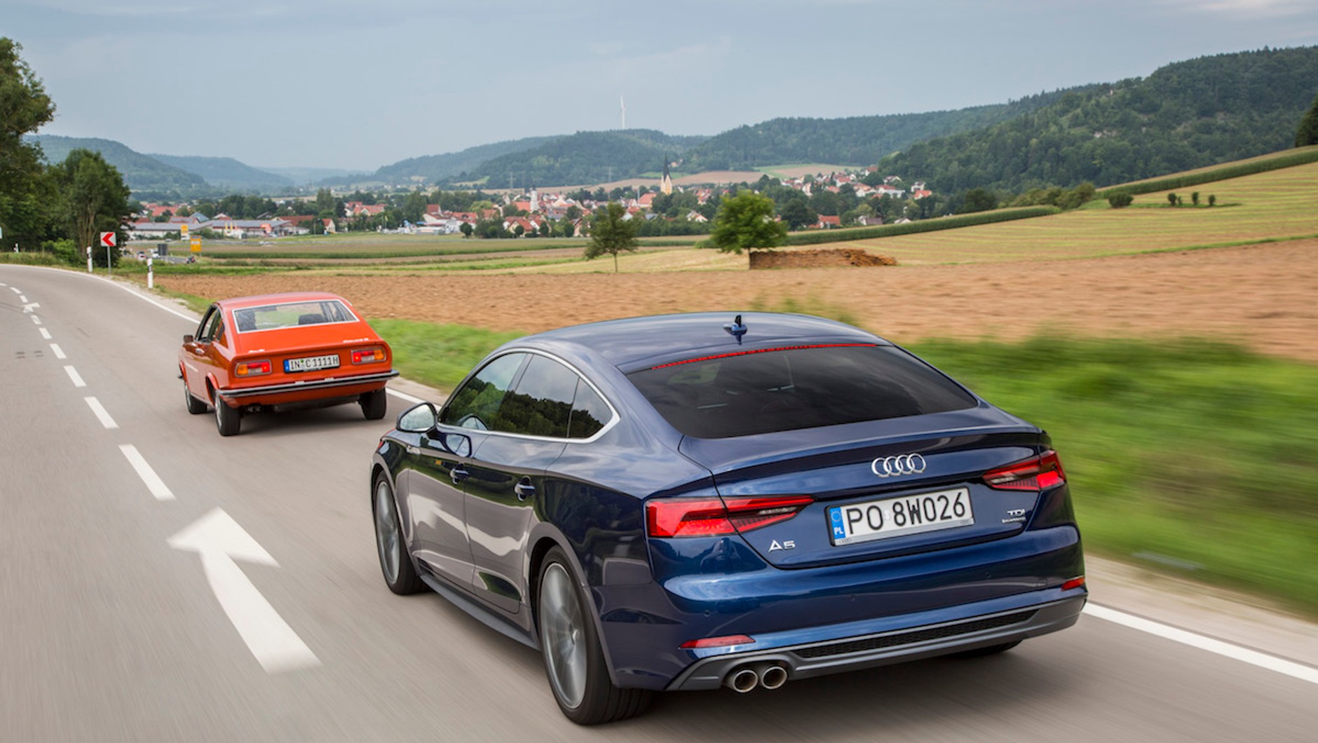 Audi A5 Sportback i Audi 100 Coupe S