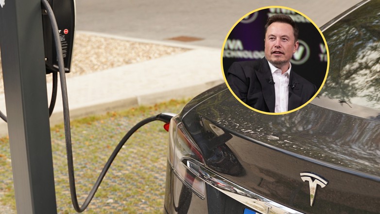 Elon Musk (w kółku) łączy siły z Chińczykami. Pozwali Unię Europejską za "elektryki". "Jesteśmy gotowi"