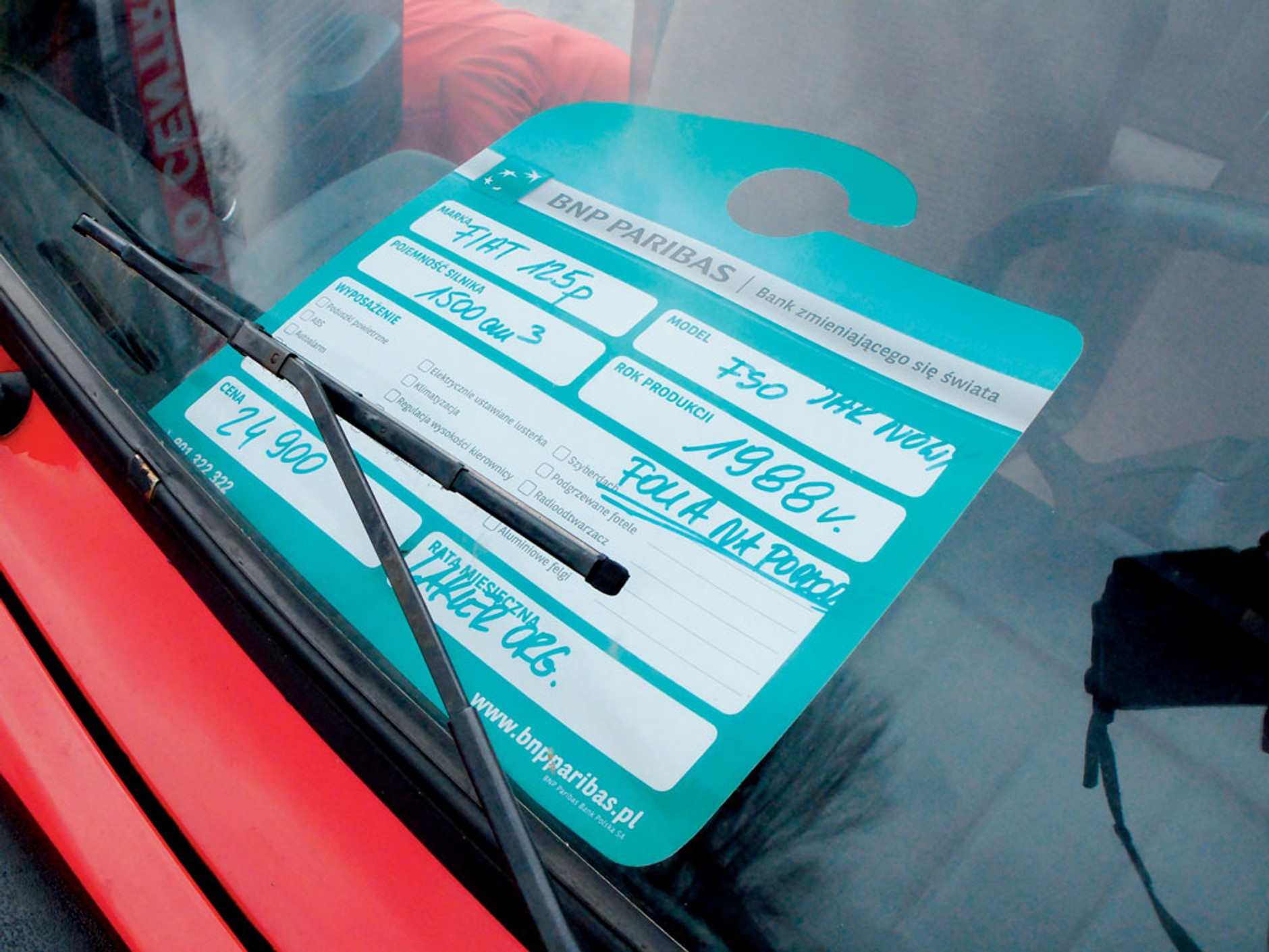 Auto z ogłoszenia - FSO 1500 drogi, bo polski