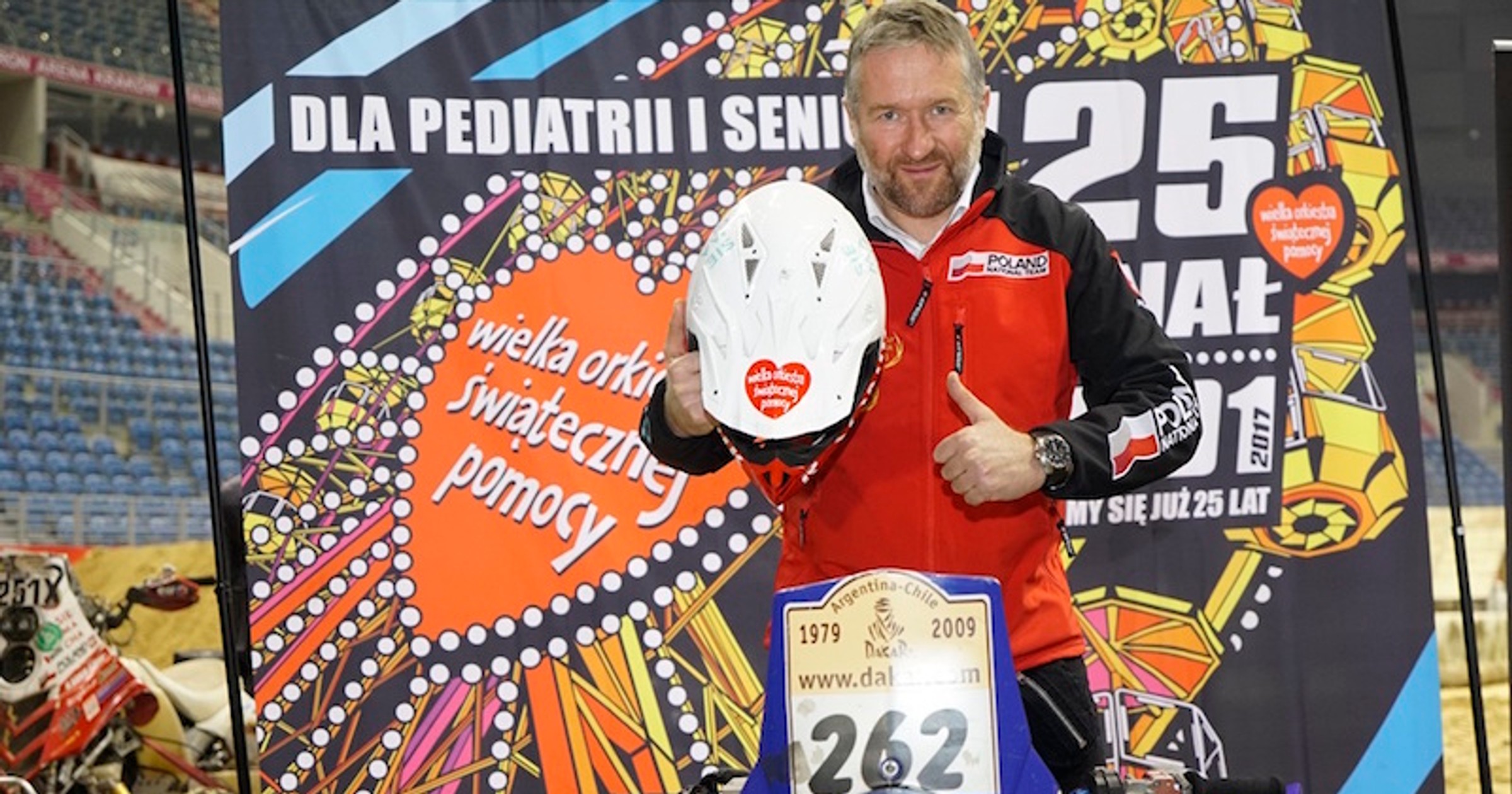 Rafał Sonik wystawił swój quad, na którym w Rajdzie Dakar 2009 zajął III miejsce