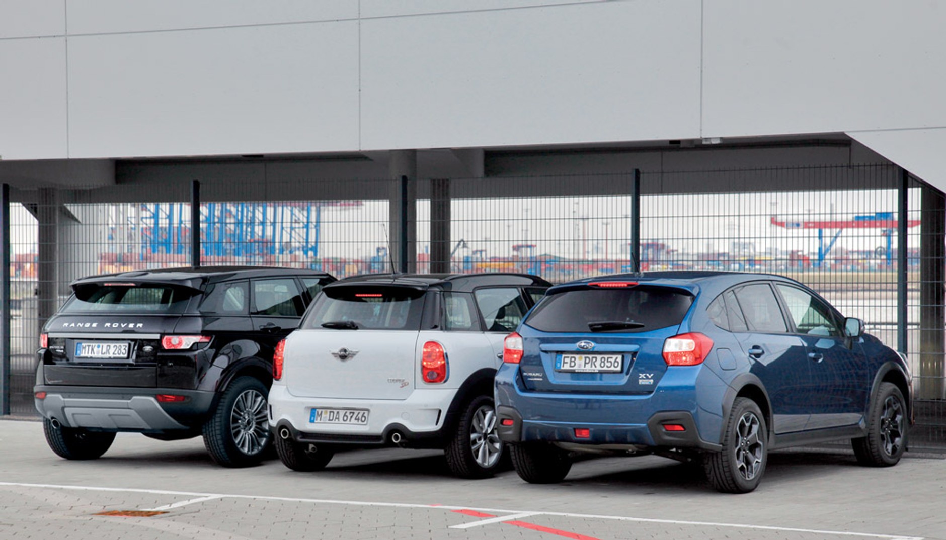 Mini Countryman kontra Range Rover Evoque i Subaru XV: modne miejskie SUV-y