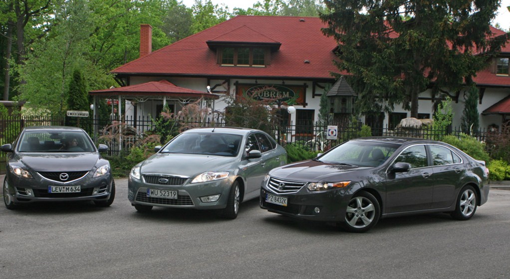 Ford Mondeo kontra Mazda 6 i Honda Accord: używane limuzyny dla rodziny