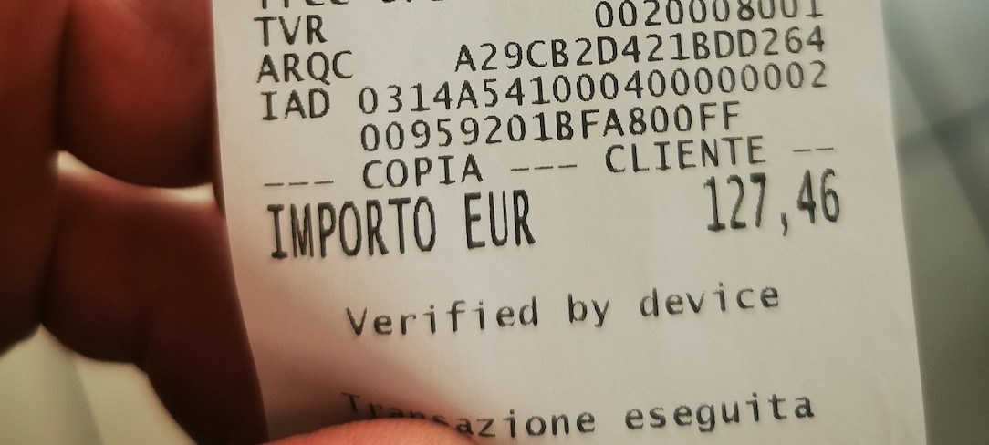 Rachunek za tankowanie byl wyjątkowo wysoki