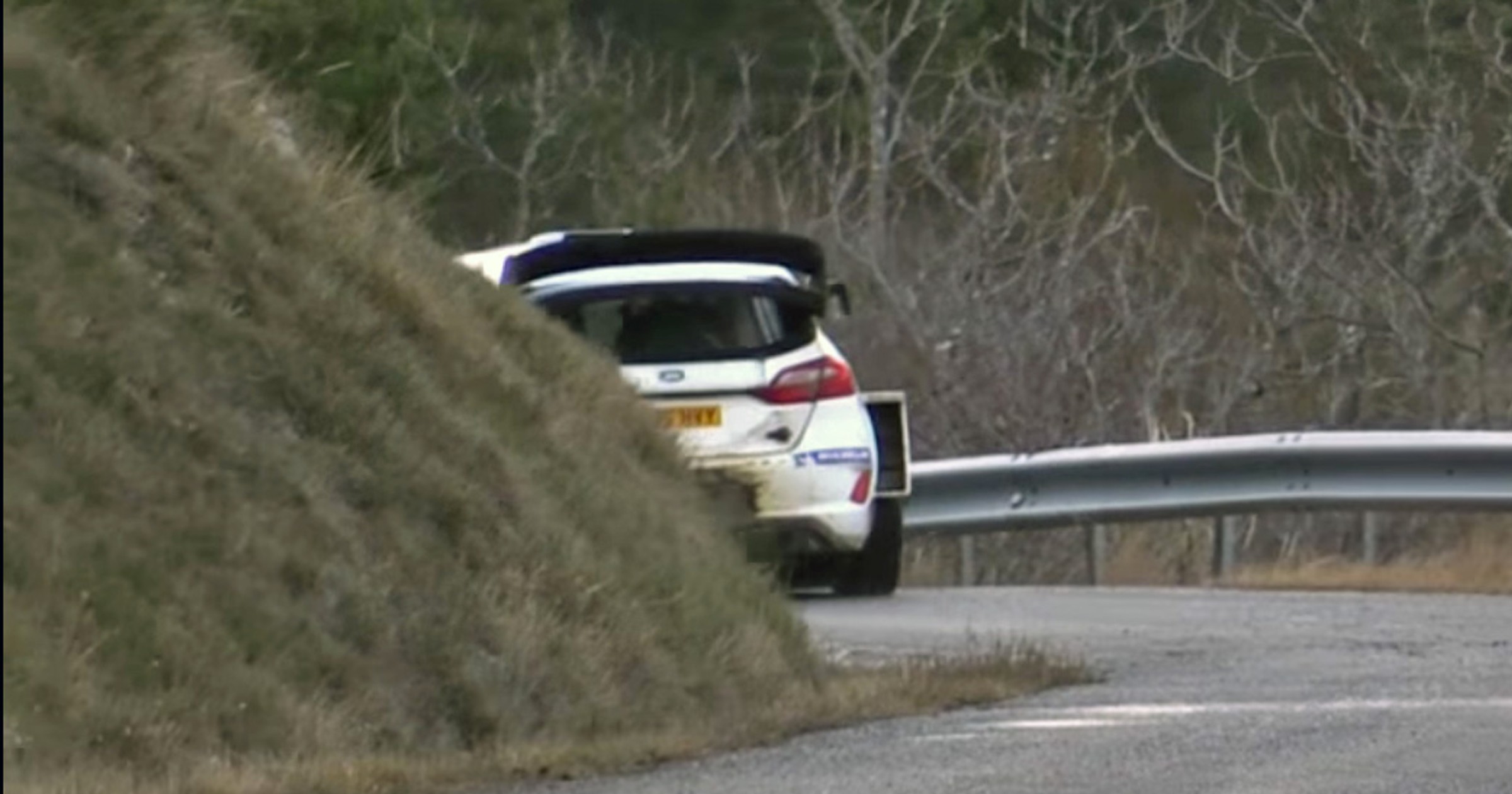 Sebastien Ogier miał kraksę Fiestą WRC