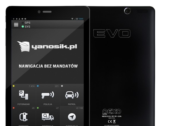 Tablet jako nawigacja: NavRoad Nexo Evo