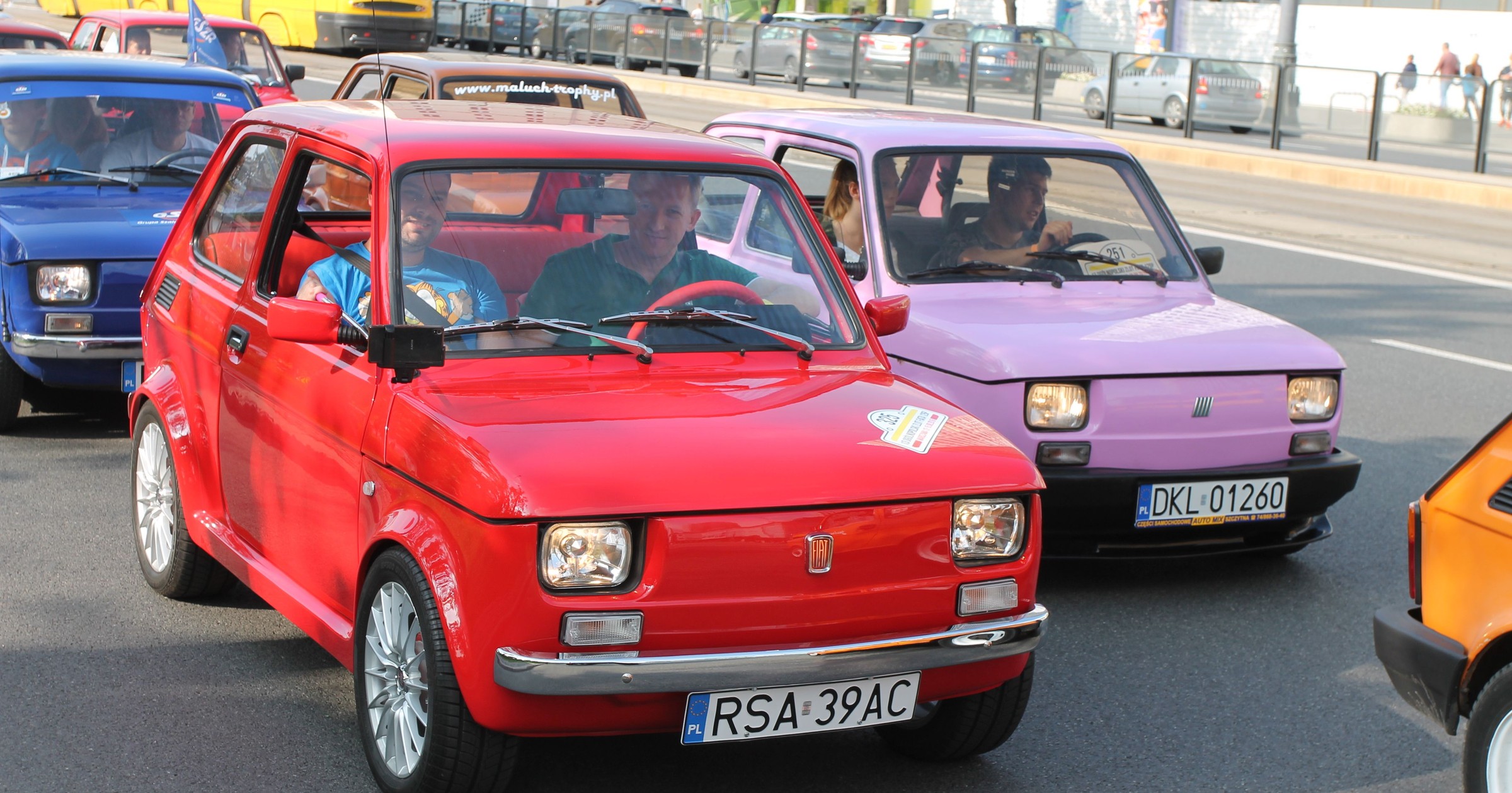 13 Ogólnopolski Zlot Fiata 126p w Warszawie