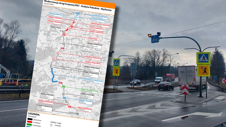 Nowe kładki na Zakopiance