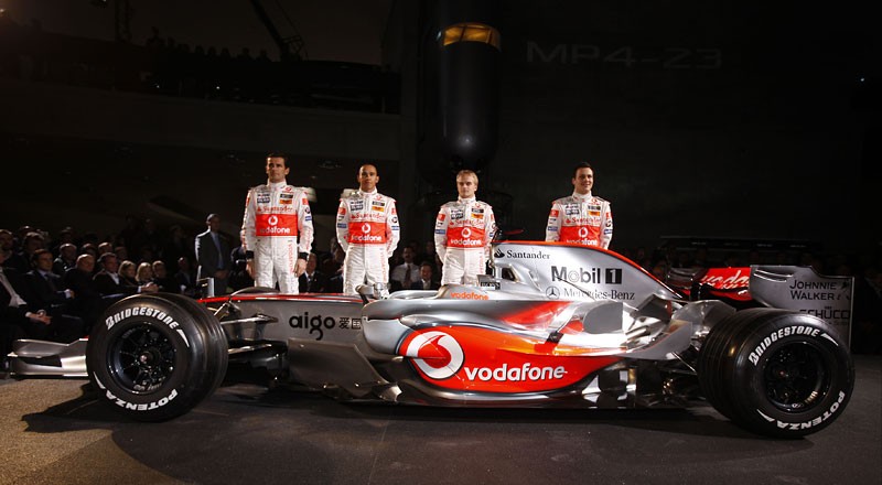 Vodafone McLaren-Mercedes w 2008 roku (historia, prezentacja)