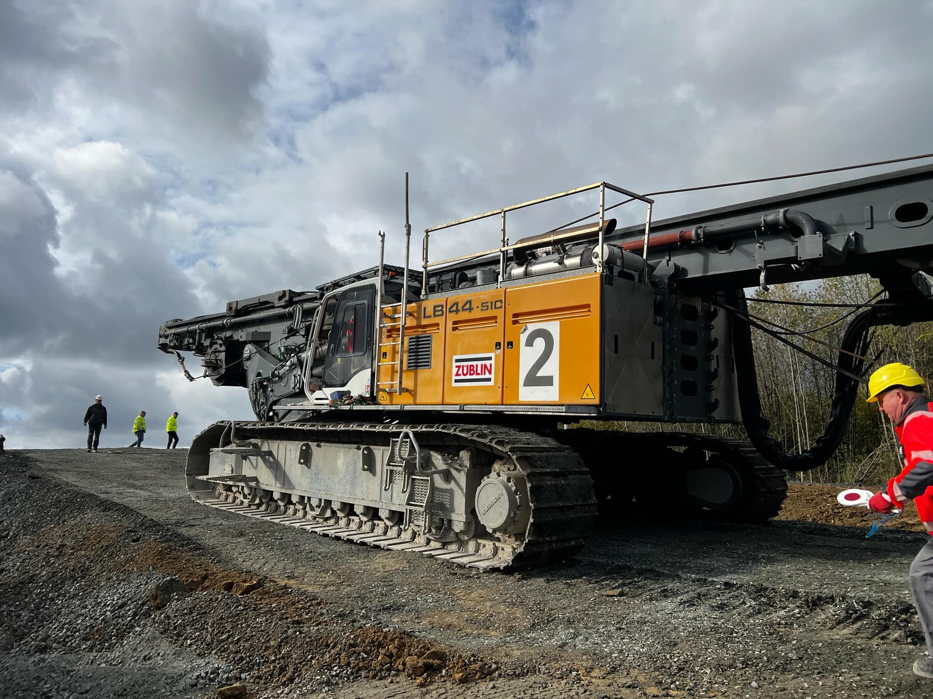 Prace na budowie drogi S19 (odcinek Miejsce Piastowe — Dukla)