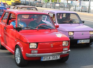 Fiat 126p - 13 Zlot legend w Warszawie