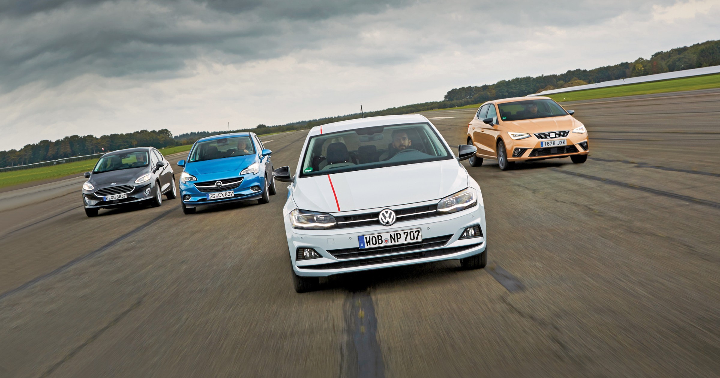 Porównanie: nowy VW Polo kontra nowy Ford Fiesta, Opel Corsa i Seat Ibiza