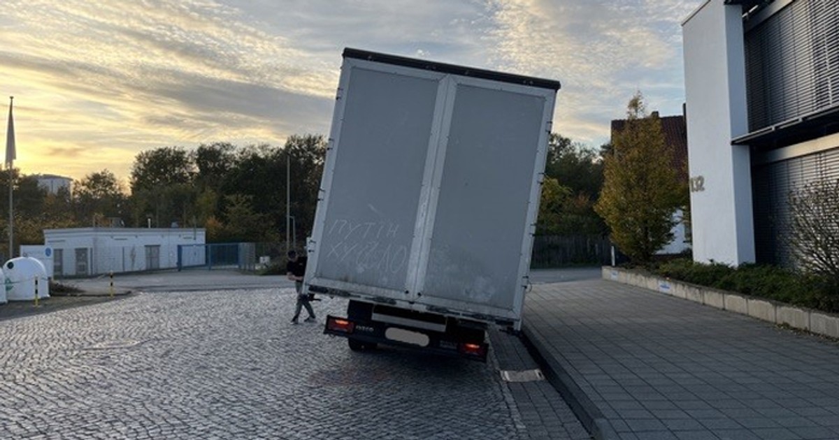 Krzywe i przeładowane Iveco Daily zatrzymane w Niemczech