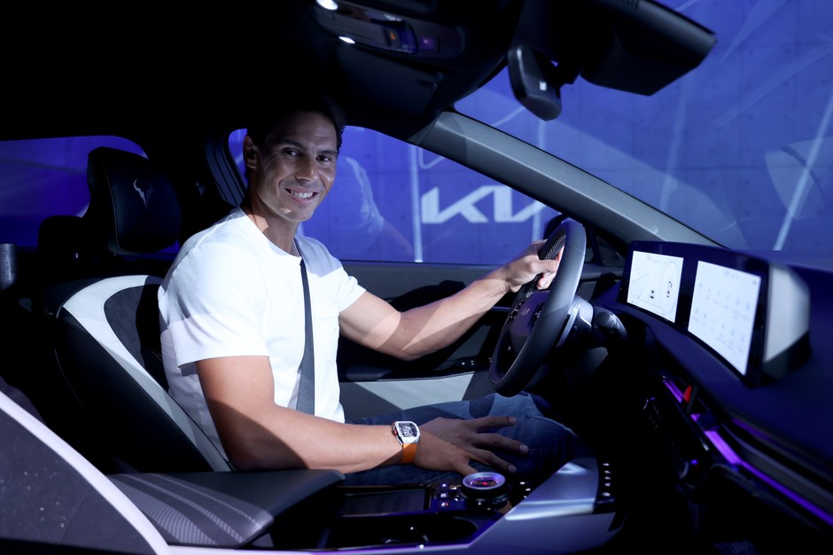 Rafael Nadal i Kia EV6