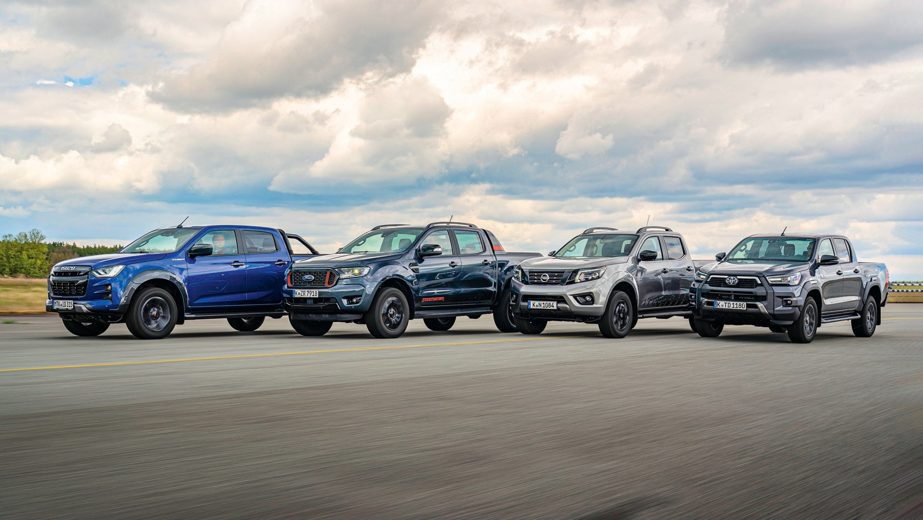 Porównanie pikapów: Ford Ranger, Isuzu D-Max, Nissan Navara, Toyota Hilux