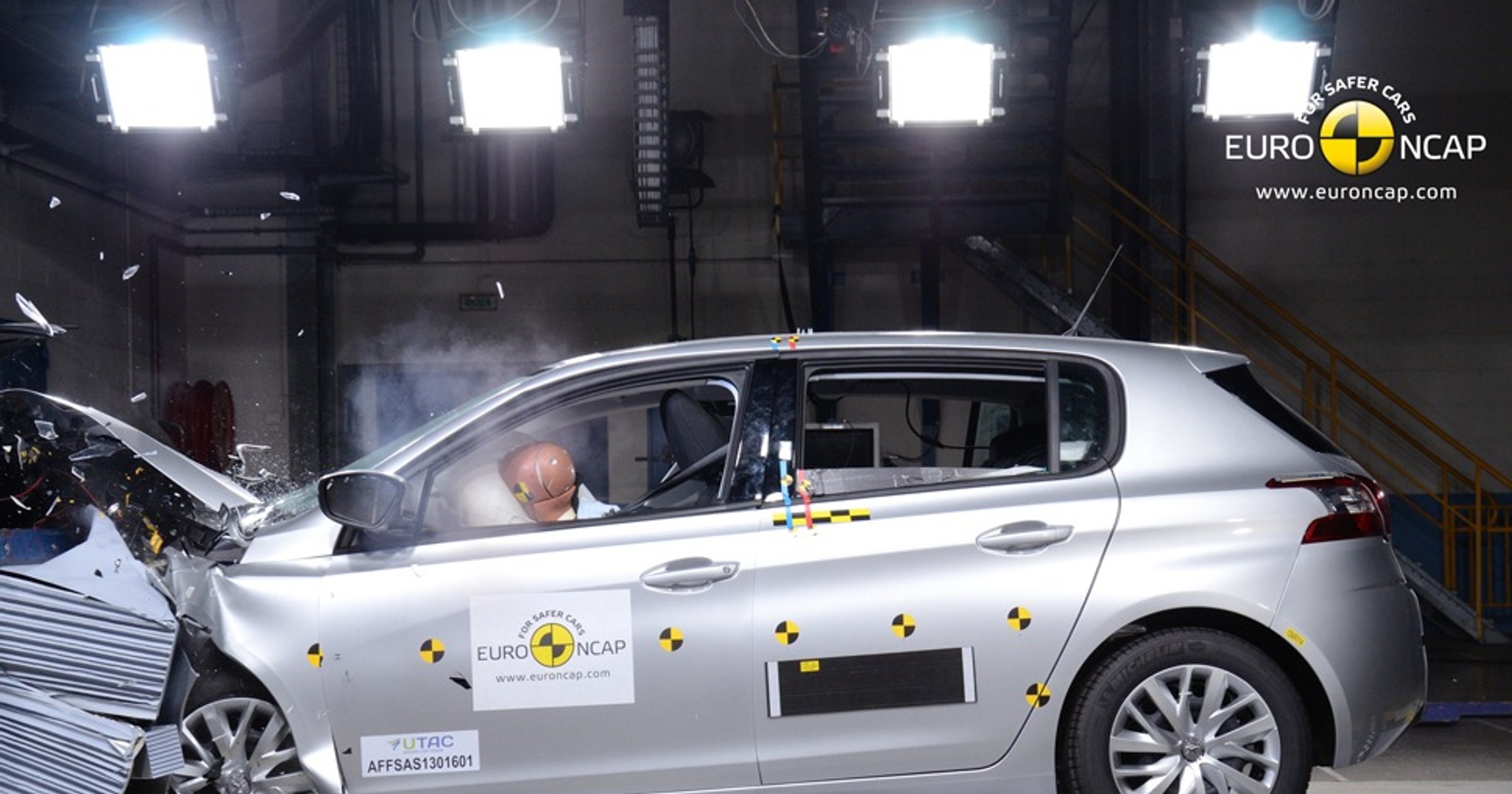 Peugeot 308 w teście Euro NCAP