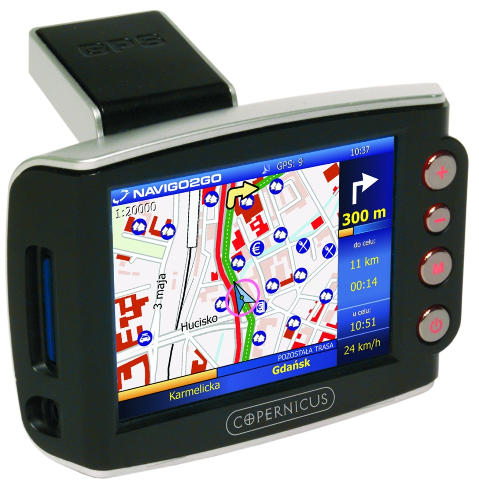 Copernicus i jego pierwsza nawigacja. Już w chwili debiutu urządzenie było przestarzałe.