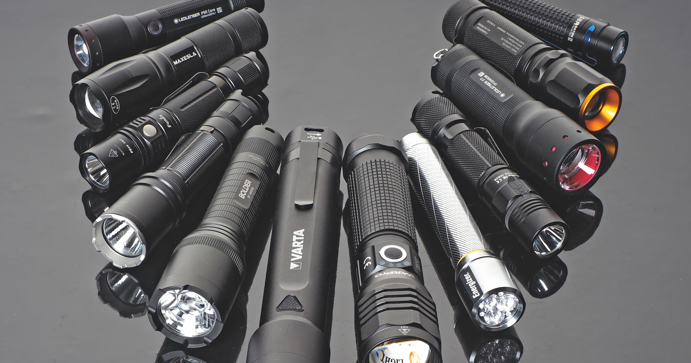 Test latarek LED