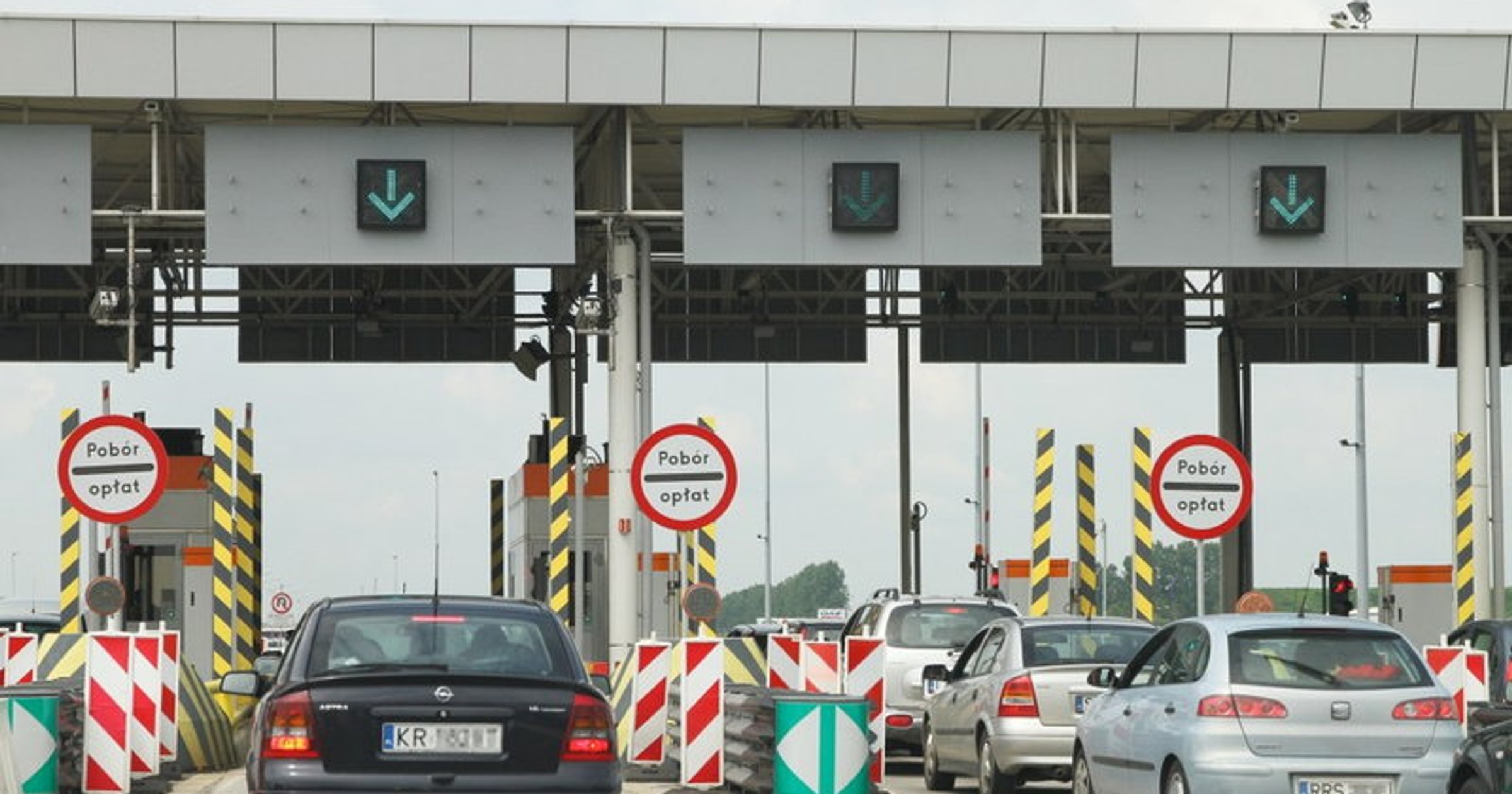 Bramki na autostradzie