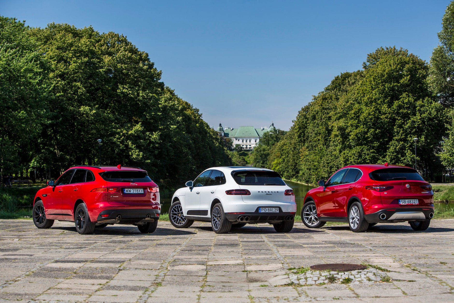 Porsche Macan kontra Jaguar F-Pace i Alfa Romeo Stelvio
