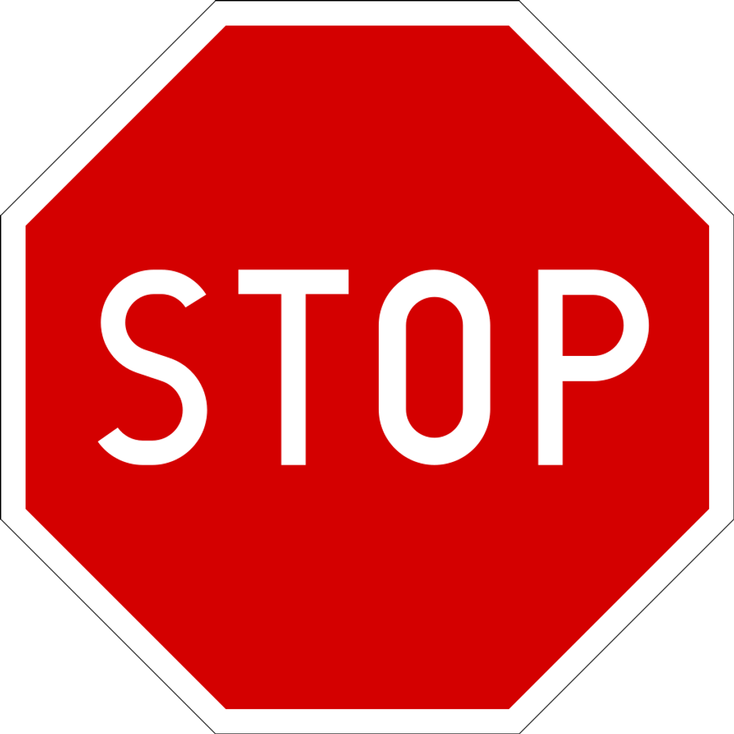 Znak B-20 "STOP"