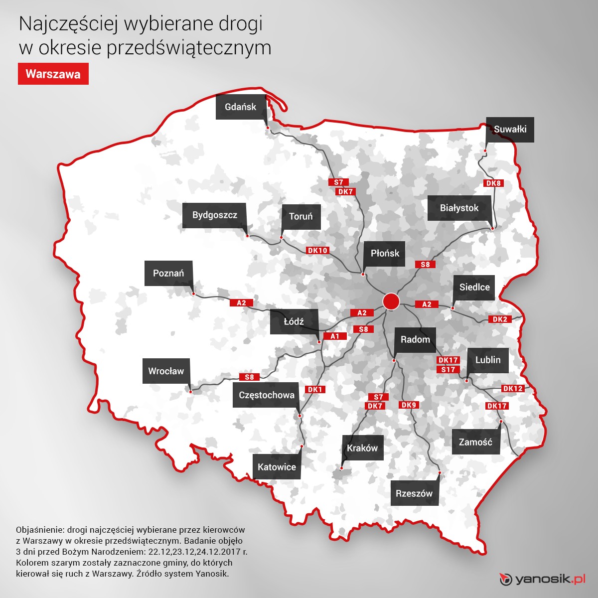 Warszawa ruch przedswiateczny