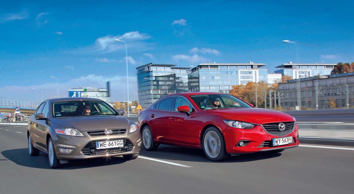 Porównanie Mazdy 6 i Forda Mondeo: na spokojnie czy na sportowo?