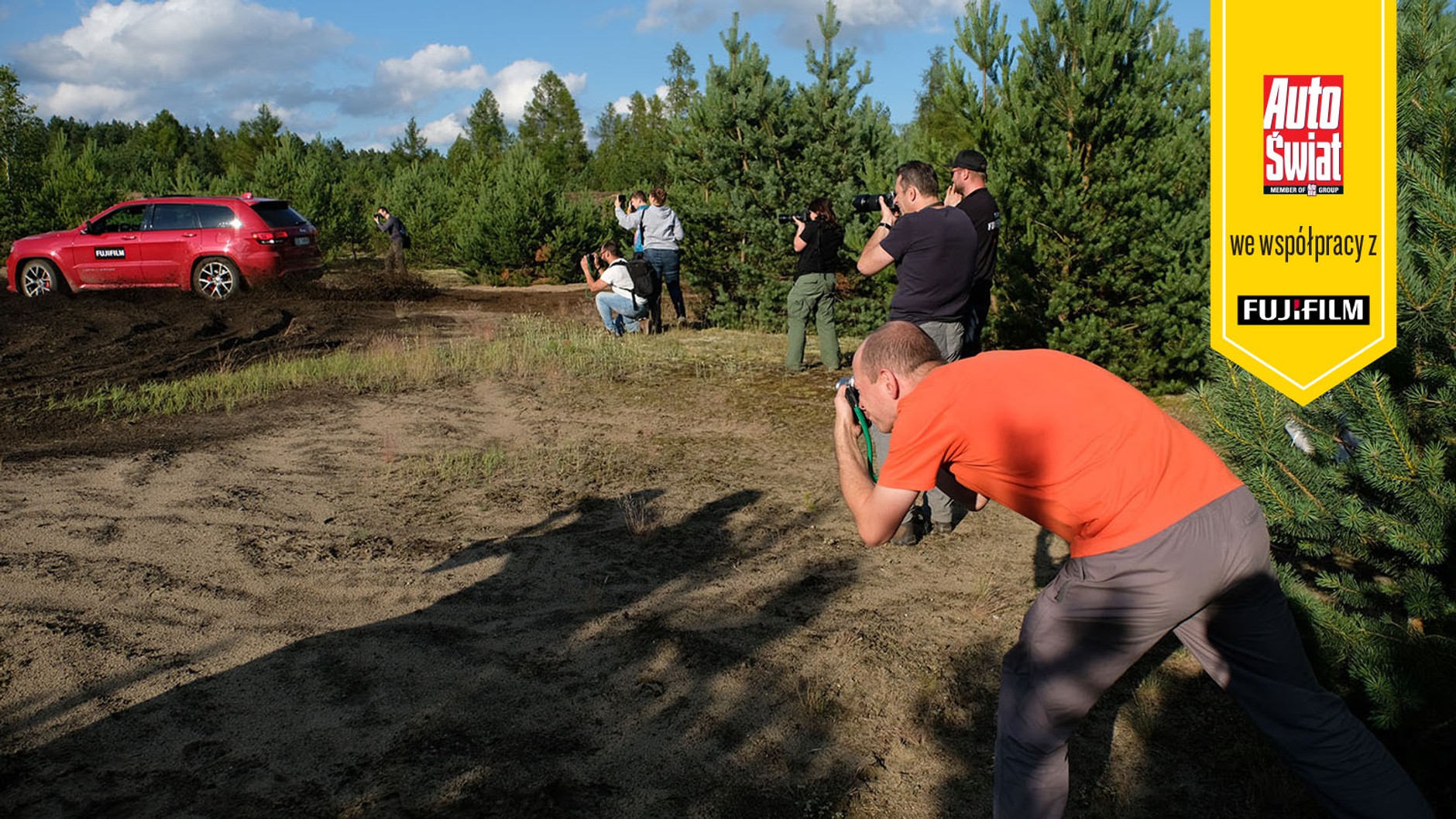 Akademia Fujifilm - szkolenie na poligonie w Czarnem