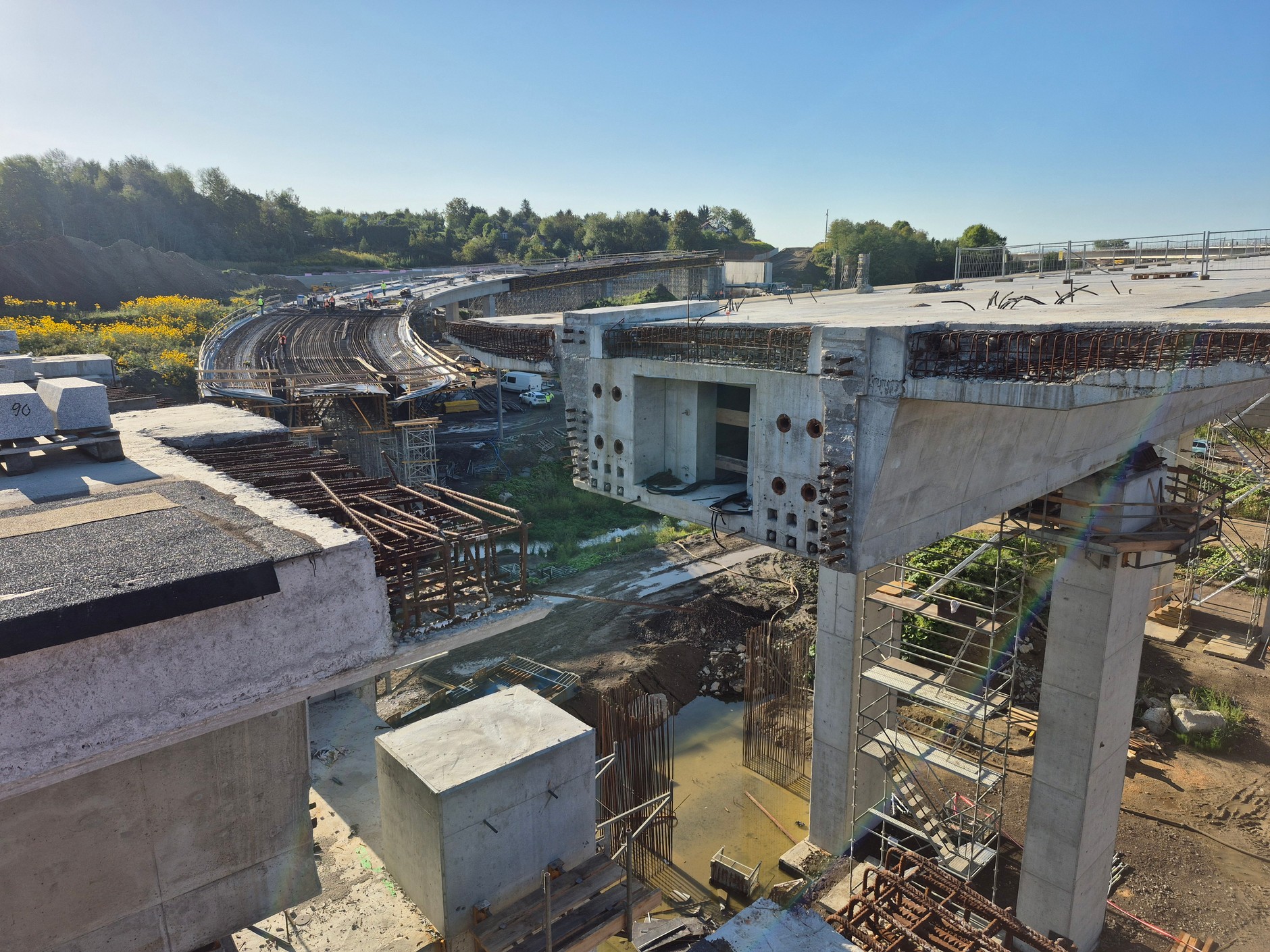 Estakada na węźle Mistrzejowice