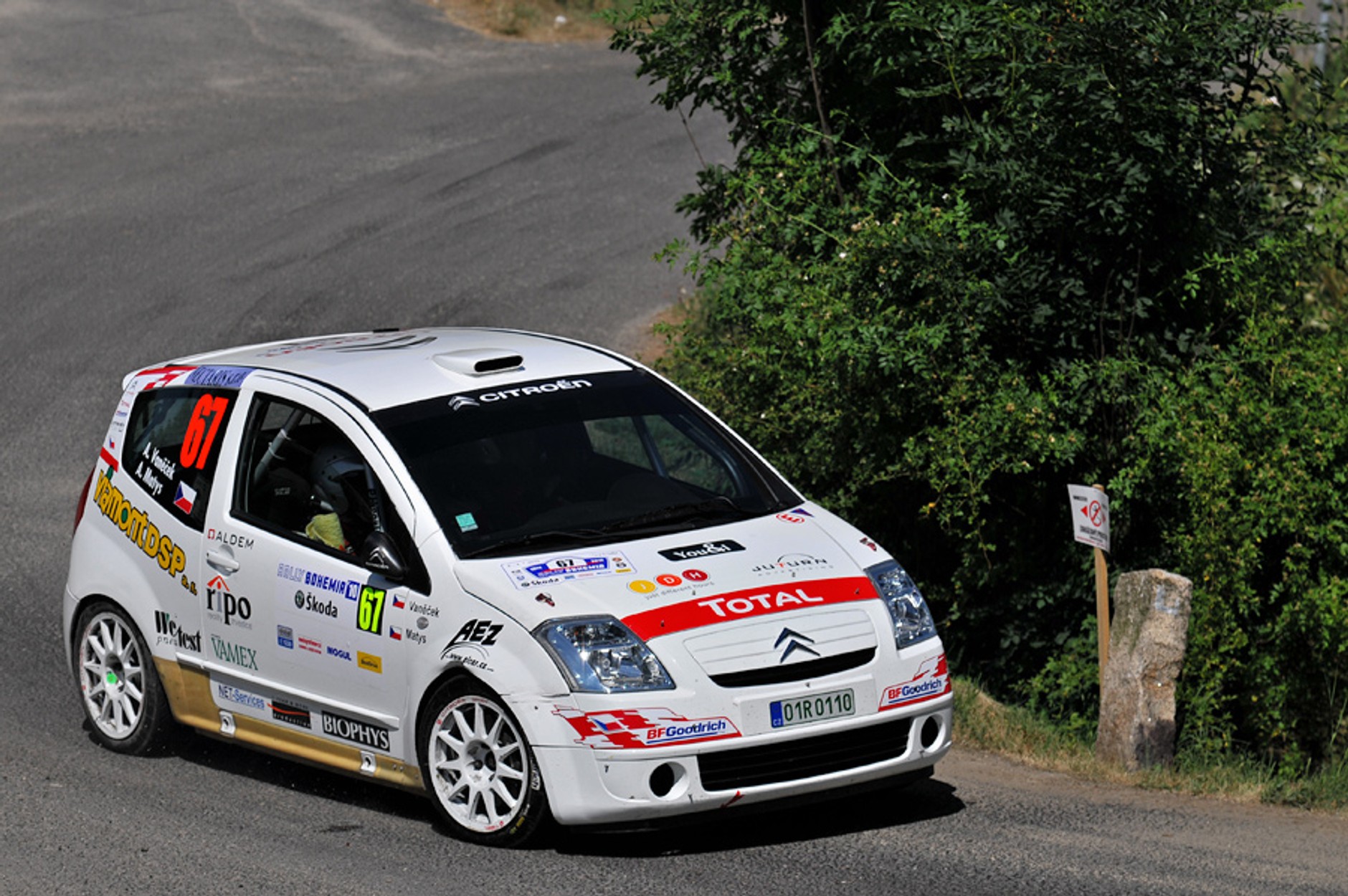 Rajd Bohemia 2010: duet Bębenków znów najlepszy w Citroën Racing Trophy