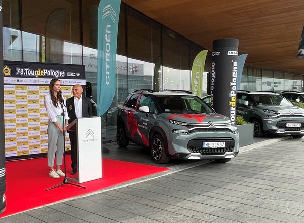 Tour de Pologne 2021: Citroen przekazał organizatorom flotę pojazdów