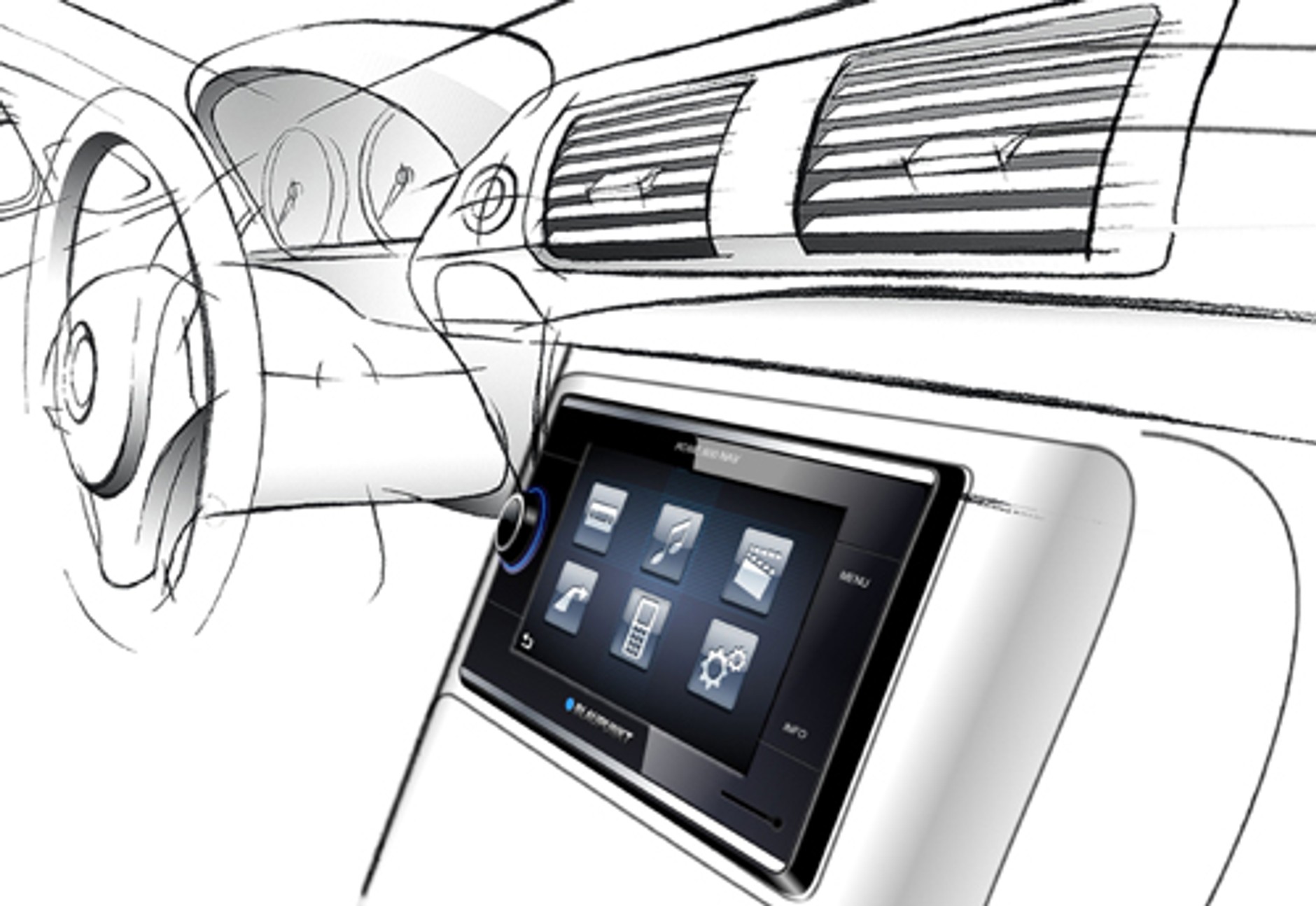 2DIN: Radia dużego formatu