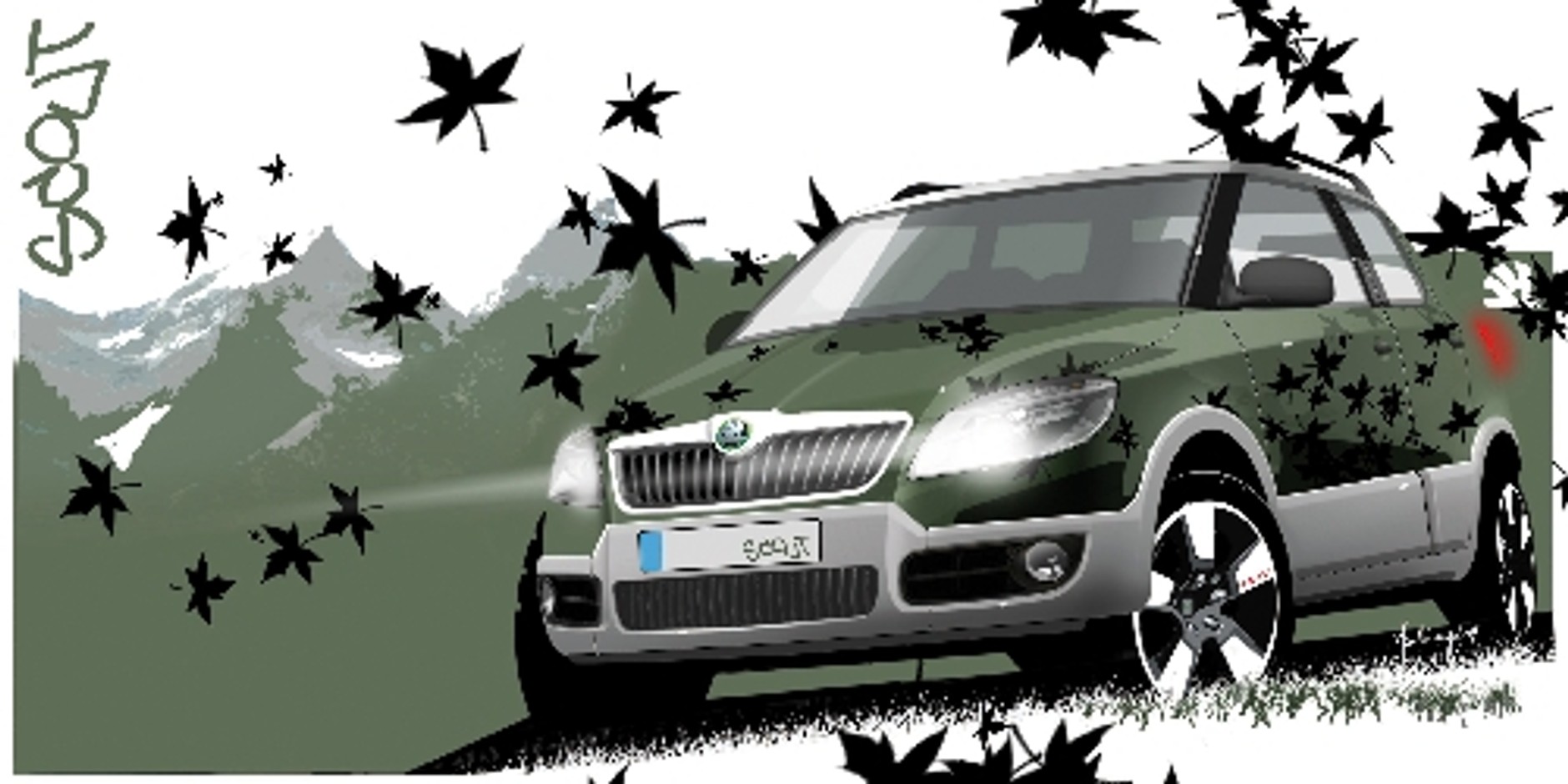 Skoda Fabia na wesoło dla młodego kierowcy